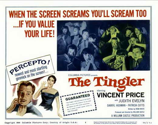 The Tingler Movie Poster Print - Classic Horror Artwork