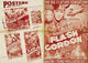 Flash Gordon Movie Poster Print featuring classic sci-fi artwork