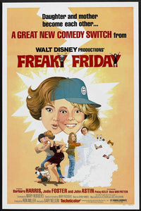 Freaky Friday Movie Poster Print featuring classic comedy artwork.