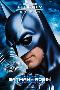 Batman and Robin Movie Poster Print showcasing the iconic superhero duo.