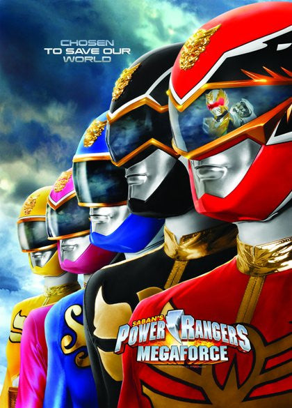 Power Rangers Megaforce Movie Poster Print 11x17