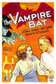 The Vampire Bat Movie Poster Print showcasing classic horror art.