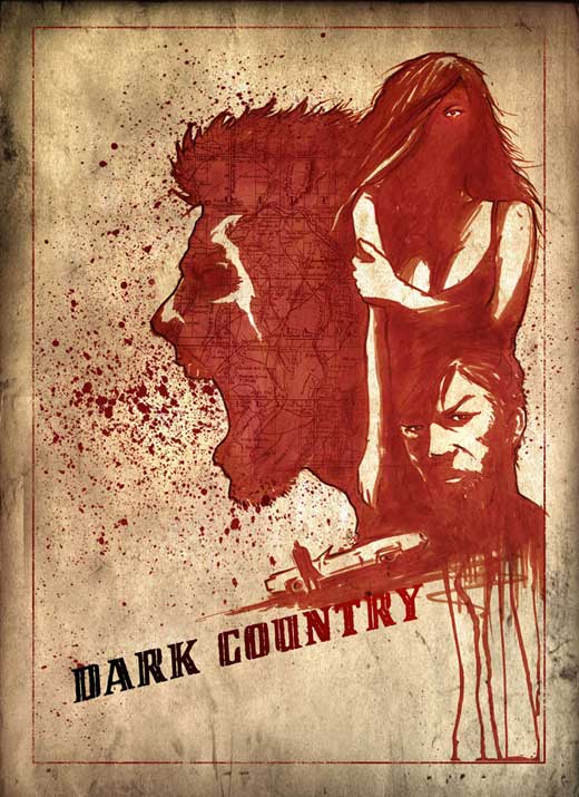 Dark Country Movie Poster Print featuring striking visuals.