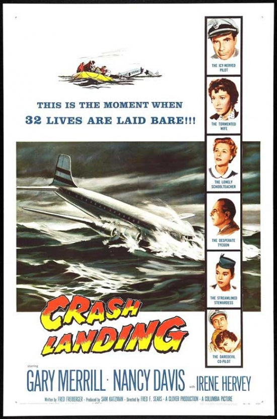 Crash Landing Movie Poster Print featuring dynamic artwork.