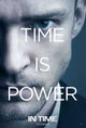 In Time Movie Poster Print showcasing thrilling film artwork.