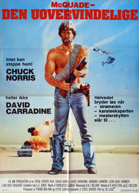 Lone Wolf McQuade Movie Poster Print showcasing vibrant artwork.
