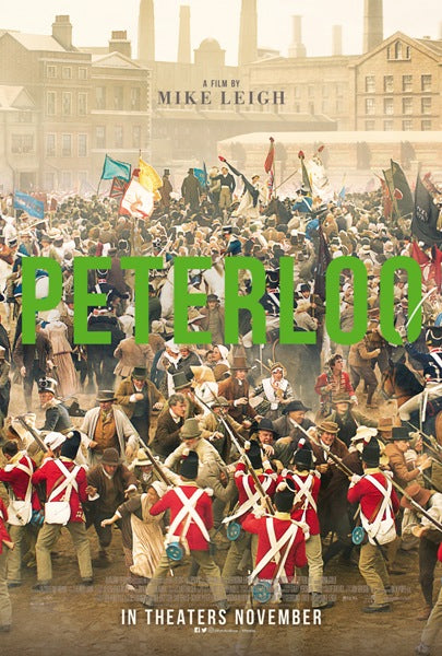 Peterloo Movie Poster Print showcasing a historical depiction of the Peterloo Massacre.