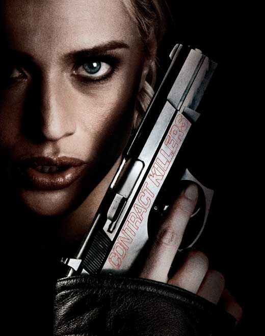 Contract Killers Movie Poster Print featuring vibrant action imagery