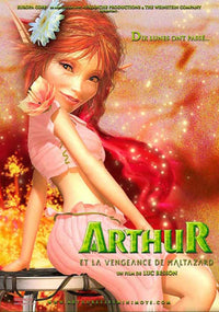 Arthur and the Revenge of Maltazard Movie Poster Print featuring vibrant animated characters.