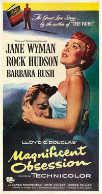 Magnificent Obsession Movie Poster Print showcasing classic cinematic art.