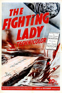 The Fighting Lady Movie Poster Print showcasing WWII Navy bravery