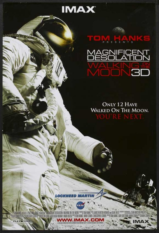 Magnificent Desolation Walking on the Moon 3D Movie Poster