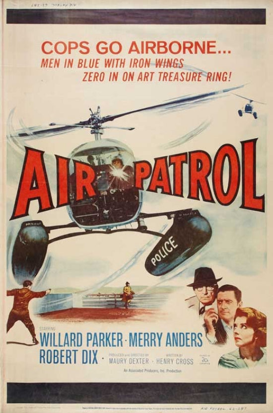 Air Patrol Movie Poster Print featuring dynamic aerial adventure imagery.
