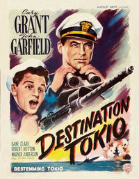 Destination Tokyo Movie Poster Print showcasing cinematic adventure.