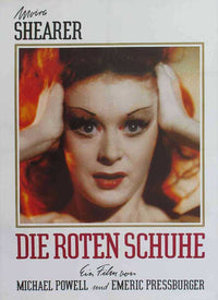 The Red Shoes Movie Poster Print featuring iconic imagery from the film.