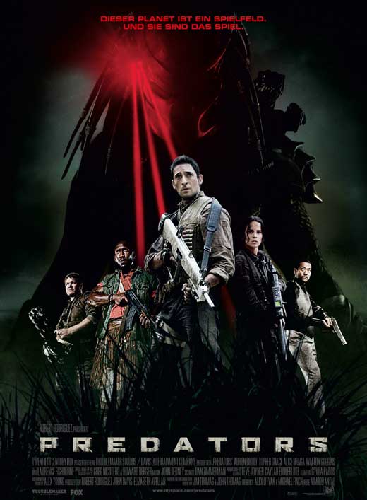 Predators Movie Poster Print featuring thrilling artwork