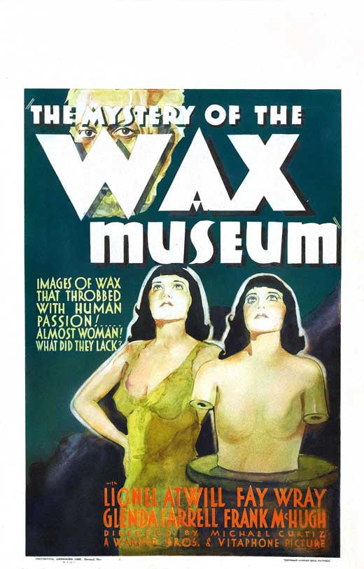 Mystery of the Wax Museum Movie Poster Print 11x17
