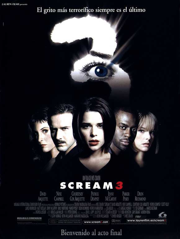 Scream 3 Movie Poster Print (27x40) | Posterazzi