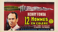 Twelve Angry Men Movie Poster Print showcasing courtroom drama.