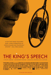 The King's Speech Movie Poster Print showcasing the iconic film art.