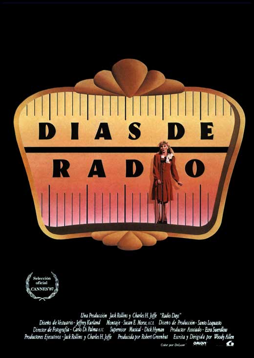 Radio Days Movie Poster Print showcasing classic cinema charm.