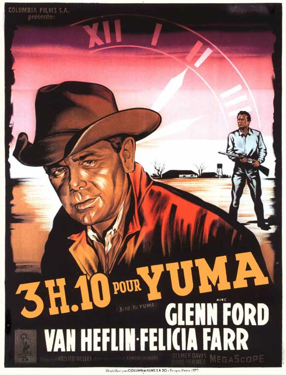 3:10 to Yuma Movie Poster Print showcasing intense drama and cinematic art.