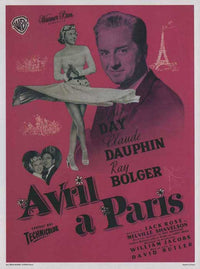 April in Paris Movie Poster Print showcasing the beauty of Paris in spring.