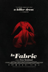 In Fabric Movie Poster Print showcasing captivating horror themes.