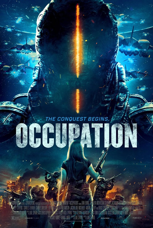 Occupation Movie Poster Print featuring vibrant imagery and cinematic themes.