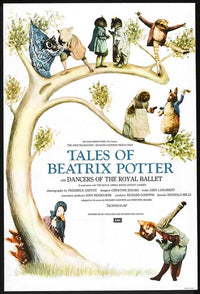 Tales of Beatrix Potter Movie Poster Print featuring whimsical illustrations