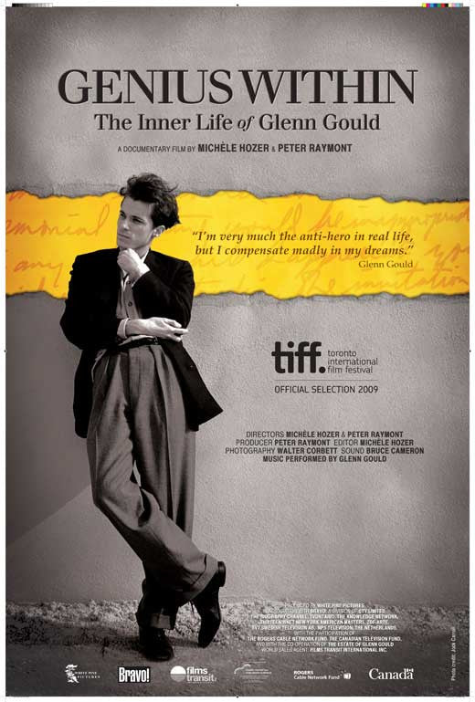 Genius Within: The Inner Life of Glenn Gould Movie Poster Print (11x17)