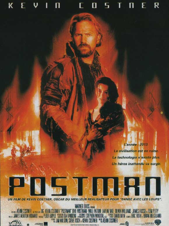 The Postman Movie Poster Print showcasing cinematic artwork.