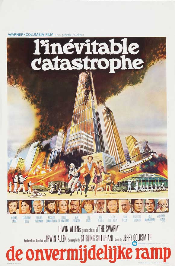 The Swarm Movie Poster Print featuring classic horror artwork
