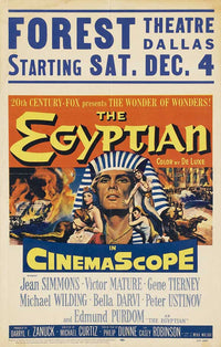 Egyptian Movie Poster Print showcasing vibrant colors and intricate designs.