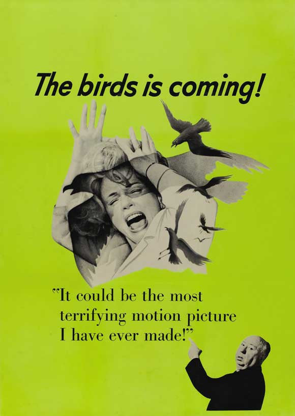 The Birds Movie Poster Print (27x40) - Classic Film Art