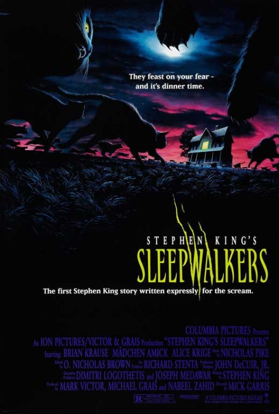 Sleepwalkers Movie Poster 11 x 17 - Eerie Horror Artwork