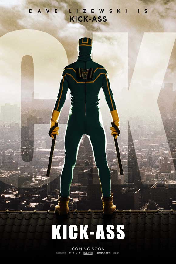 Kick-Ass Movie Poster Print featuring dynamic artwork