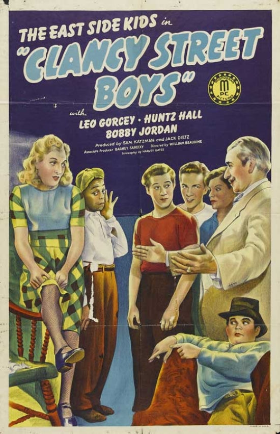 Clancy Street Boys Movie Poster - vibrant youth adventure theme