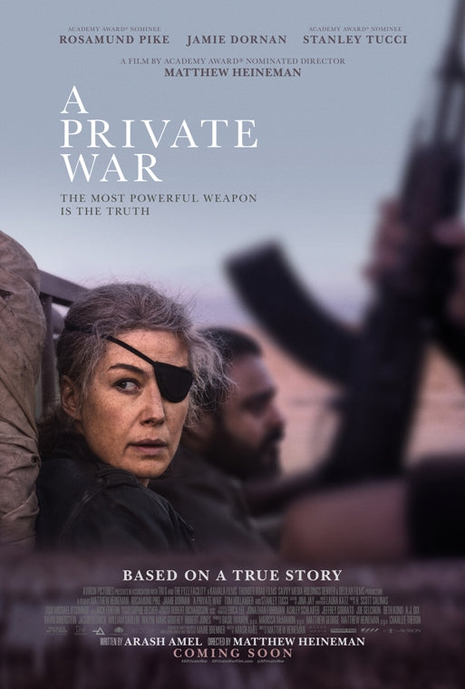 A Private War Movie Poster Print showcasing a powerful narrative.