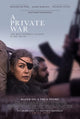 A Private War Movie Poster Print showcasing a powerful narrative.