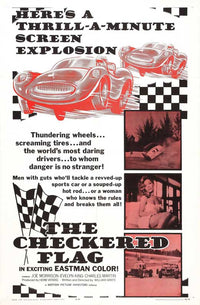 The Checkered Flag Movie Poster Print showcasing racing excitement.