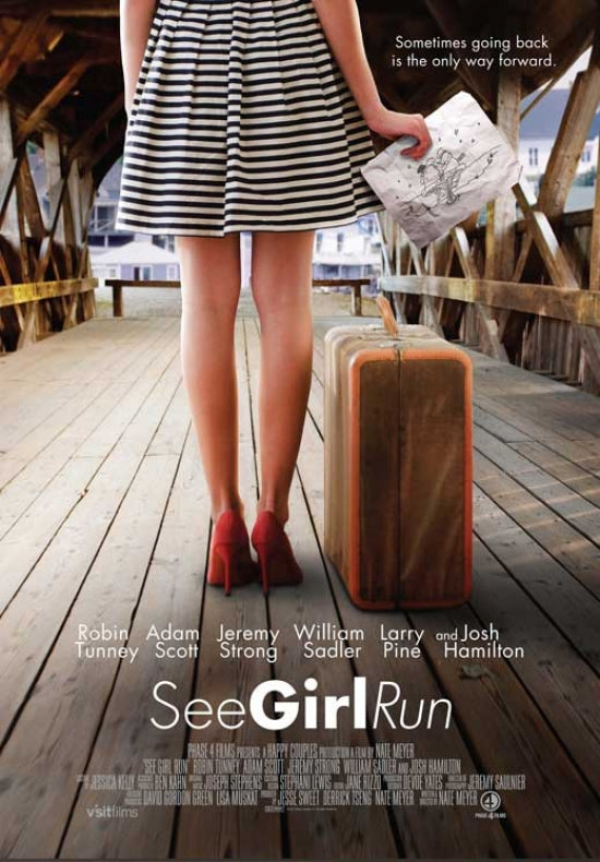 See Girl Run Movie Poster Print featuring vibrant film art.