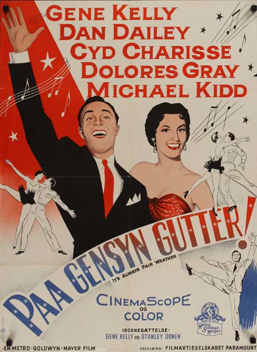 It's Always Fair Weather Movie Poster Print showcasing classic film art
