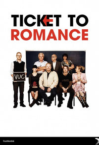 Ticket to Romance Movie Poster Print showcasing romantic themes.