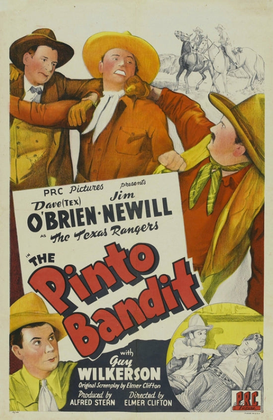 The Pinto Bandit Movie Poster Print showcasing vibrant colors.