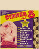 Dinner at Eight Movie Poster Print showcasing classic film art.