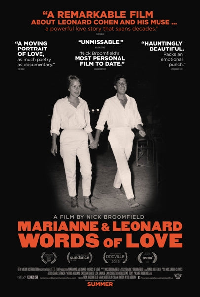 Marianne & Leonard: Words of Love Movie Poster Print featuring vibrant imagery.