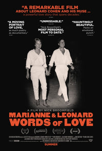 Marianne & Leonard: Words of Love Movie Poster Print featuring vibrant imagery.