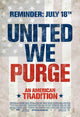 The Purge: Anarchy Movie Poster Print showcasing thrilling cinematic art.