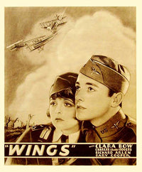 Wings Movie Poster Print featuring classic film art